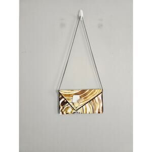 Kent Stetson White Wine Crossbody Envelope Bag